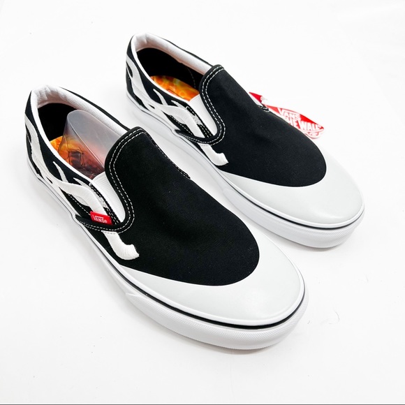 Vans x A$AP Worldwide Black & Red Classic Slip-On Sneakers - Picture 6 of 8